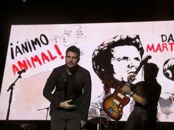 El cantante Dani Martín durante su actuación en el concierto El cantante Dani Martín durante su actuación en el concierto