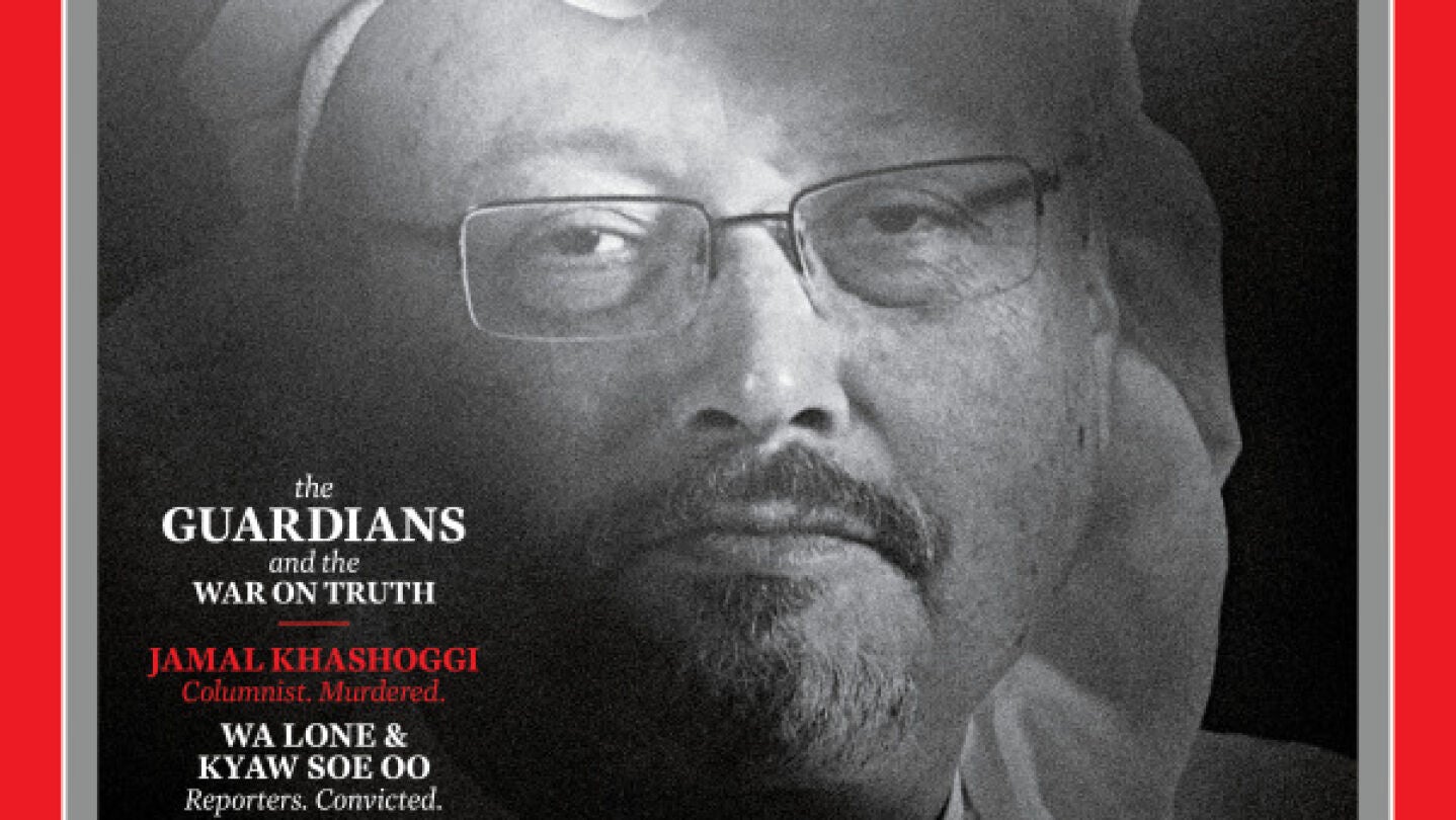 Jamal Khashoggi, persona del a&ntilde;o por la revista 'Time'