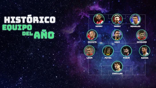 El equipo histórico de la UEFA El equipo histórico de la UEFA
