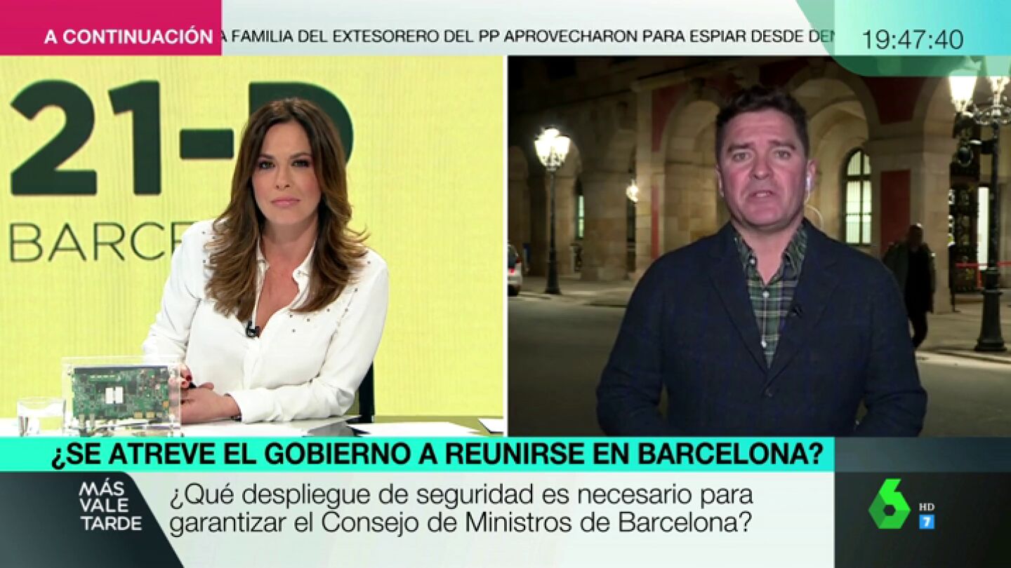 Carlos Qu&iacute;lez desgrana todos los detalles del dispositivo de seguridad del Consejo de Ministros del 21D