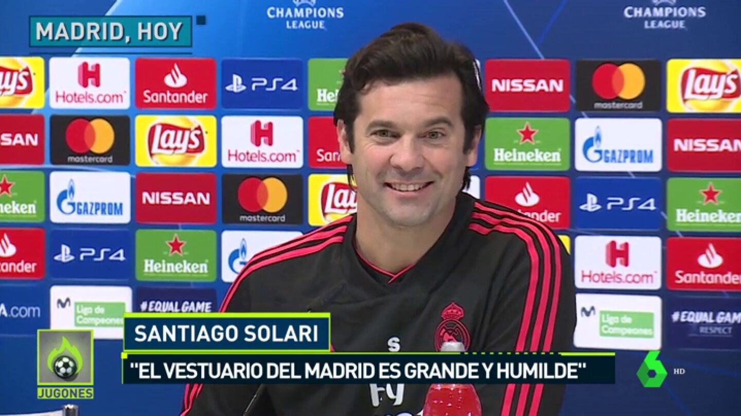Solari contest&oacute; a Cristiano