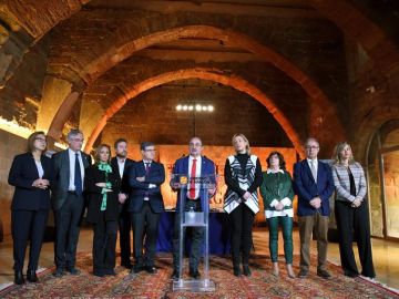 El presidente de Aragón, Javier Lambán, preside la reunión del Consejo de Gobierno de Aragón El presidente de Aragón, Javier Lambán, preside la reunión del Consejo de Gobierno de Aragón