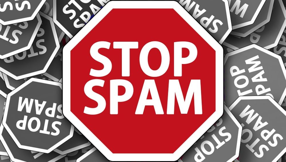 Imagen contra el acoso publicitario y el spam