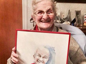 Antonia, la anciana protagonista de la Fabada Litoral Antonia, la anciana protagonista de la Fabada Litoral