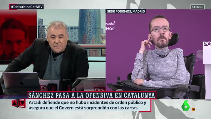 El secretario de Organización de Podemos, Pablo Echenique