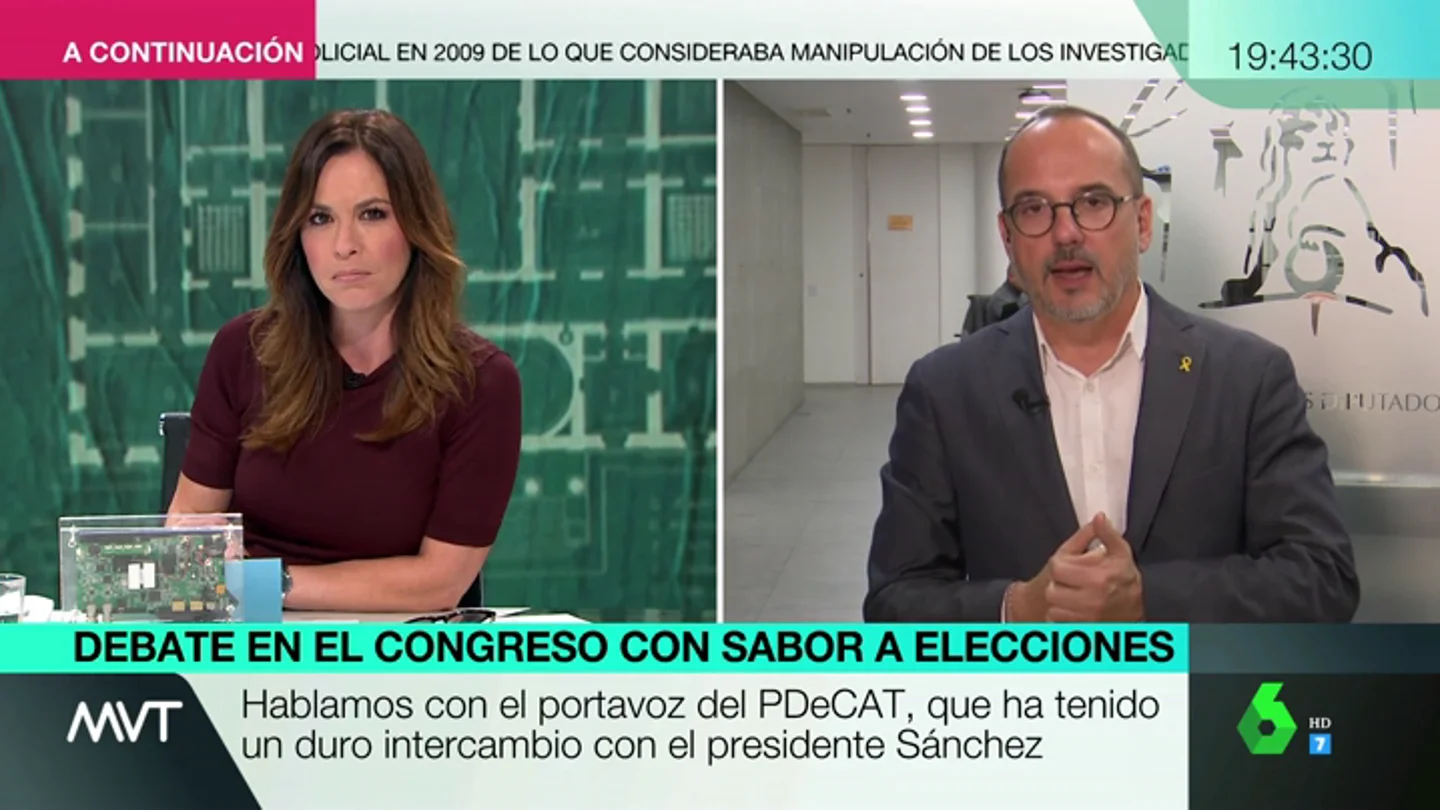 Carles Campuzano: "No sé si el PSOE quiere aprobar de verdad los Presupuestos" Carles Campuzano: "No sé si el PSOE quiere aprobar de verdad los Presupuestos"