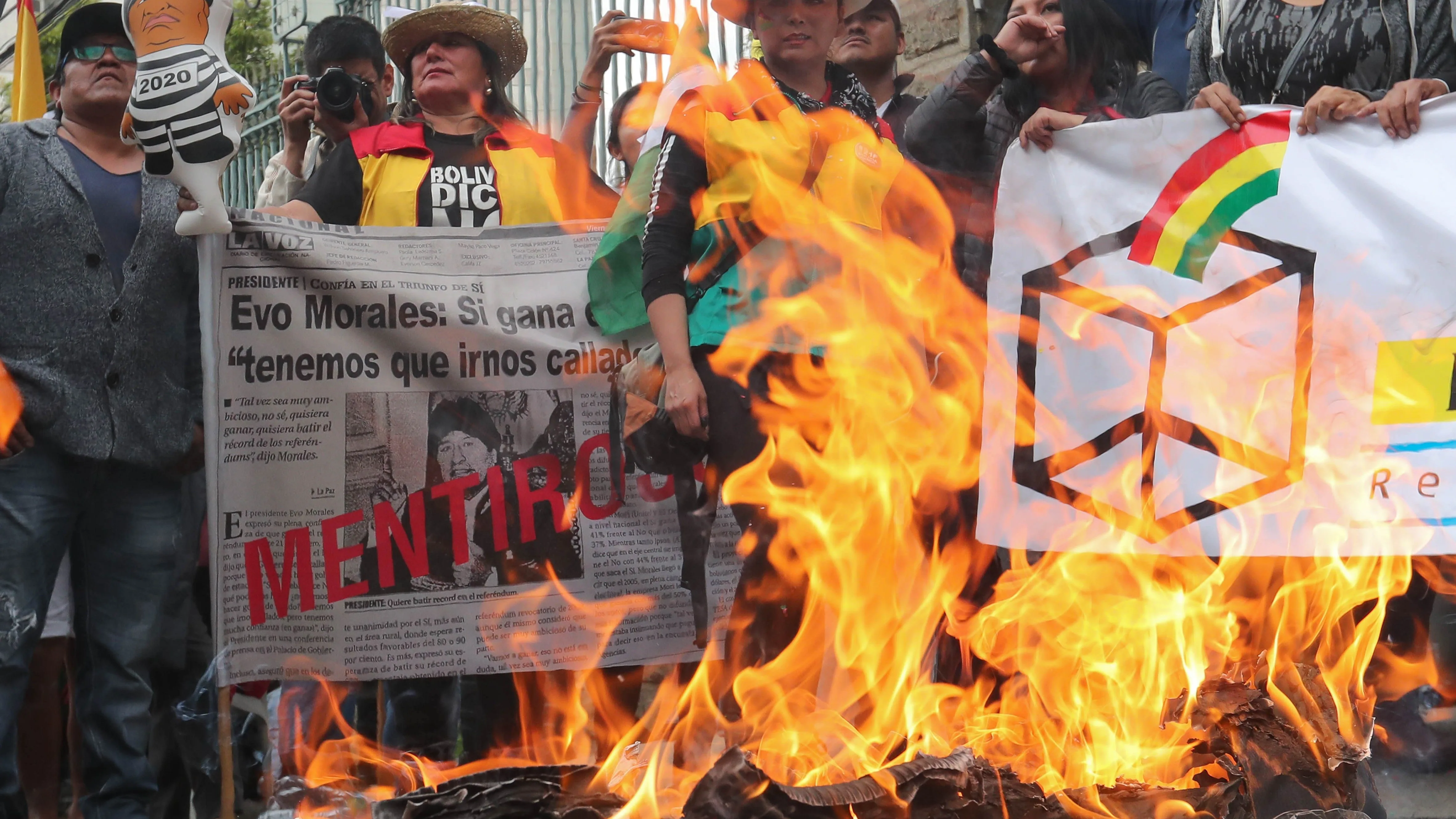 Las agrupaciones bolivianas contrarias a la reelección de Evo Morales
