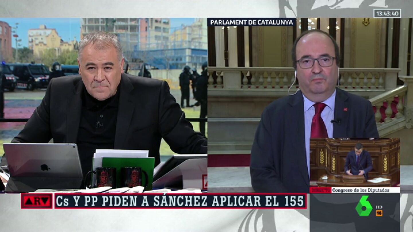 Miquel Iceta: "Defendemos la unidad de Espa&ntilde;a, pero no somos los de 'una, grande y libre'"