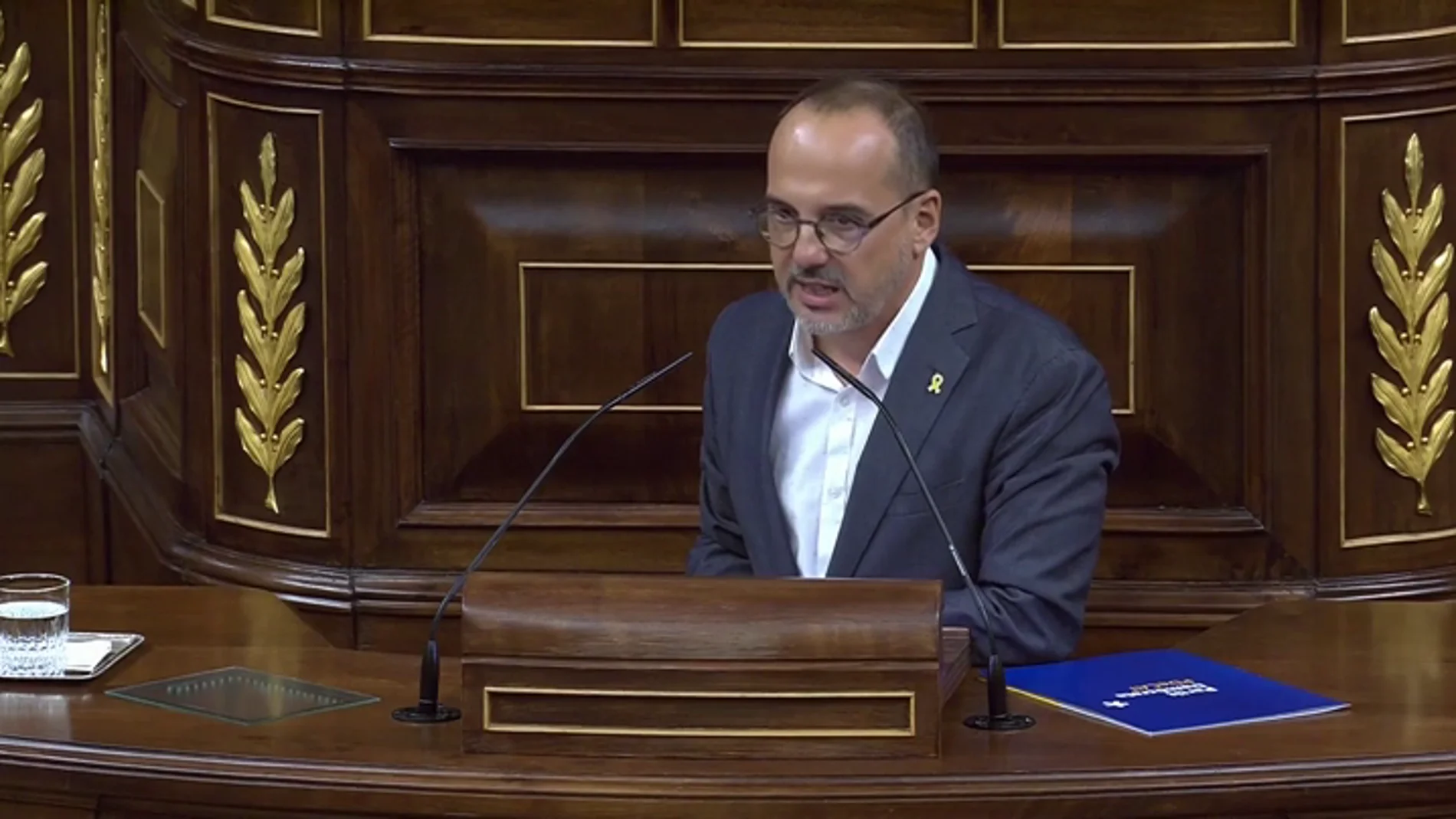 Campuzano le pide a C's y PP que "no traten (a los catalanes) como enemigos": "Su posición es autoritaria, enlaza con lo peor del franquismo"