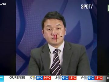 El incidente de un presentador en plena información sobre la NBA El incidente de un presentador en plena información sobre la NBA