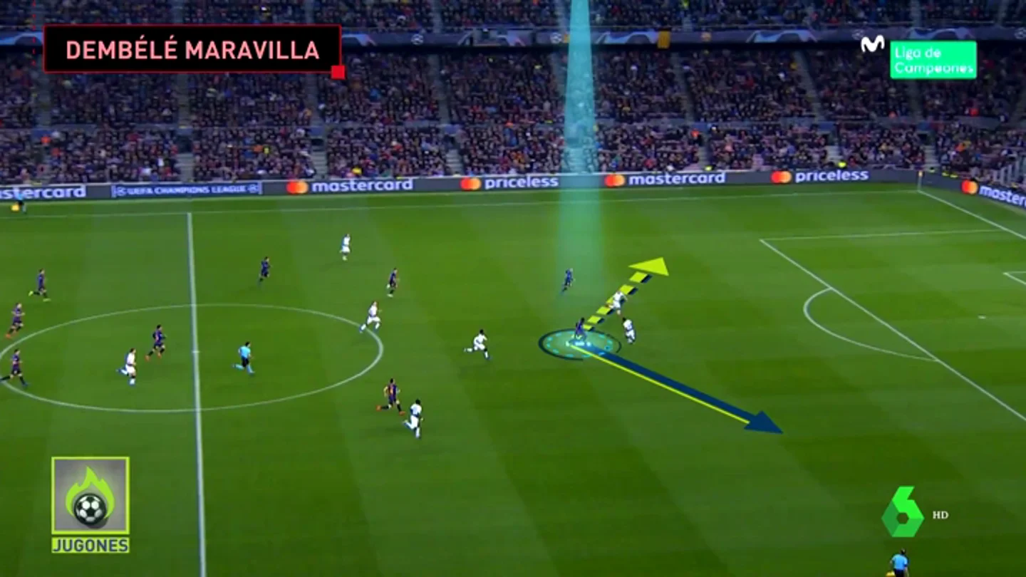 Dembélé hizo olvidar su indisciplina con una gol con galopada espectacular Dembélé hizo olvidar su indisciplina con una gol con galopada espectacular