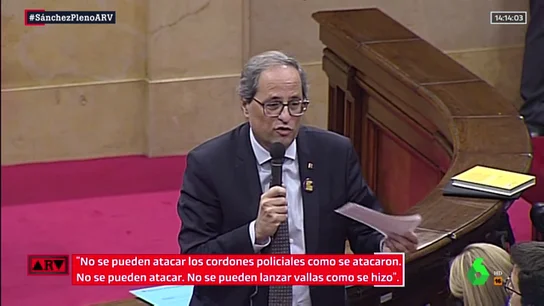 El presidente de la Generalitat, Quim Torra El presidente de la Generalitat, Quim Torra