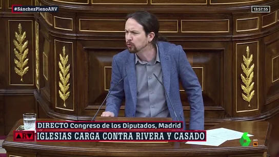 El rifirrafe entre Iglesias y Rivera por los indultos a "golpistas": "Por respeto a la gente que representa, abra de vez en cuando un libro de historia" El rifirrafe entre Iglesias y Rivera por los indultos a "golpistas": "Por respeto a la gente que representa, abra de vez en cuando un libro de historia"