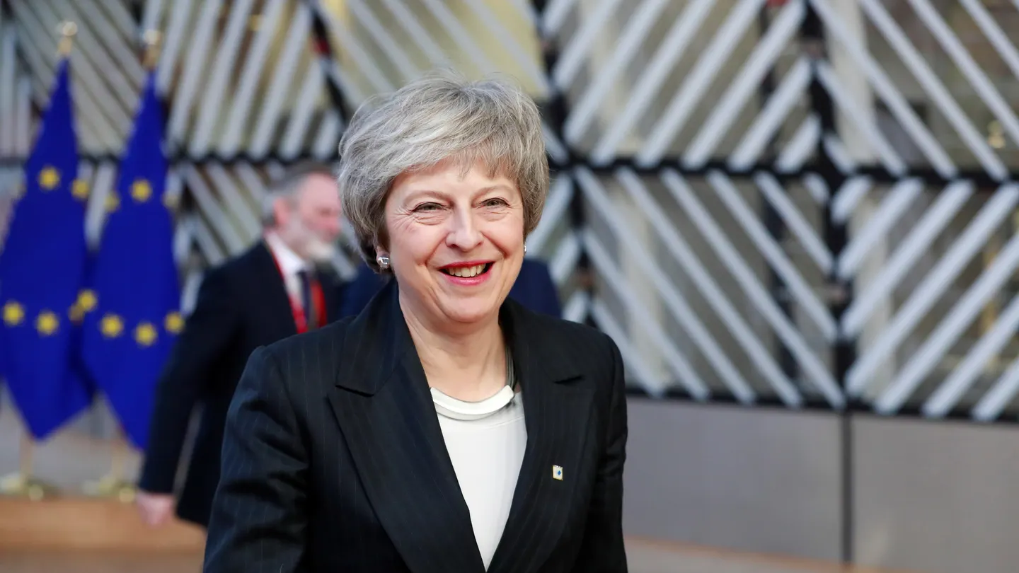 Theresa May, en Bruselas Theresa May, en Bruselas