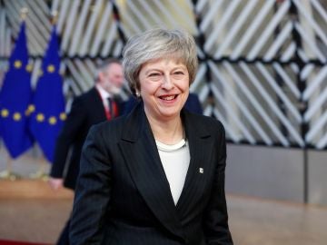 Theresa May, en Bruselas Theresa May, en Bruselas