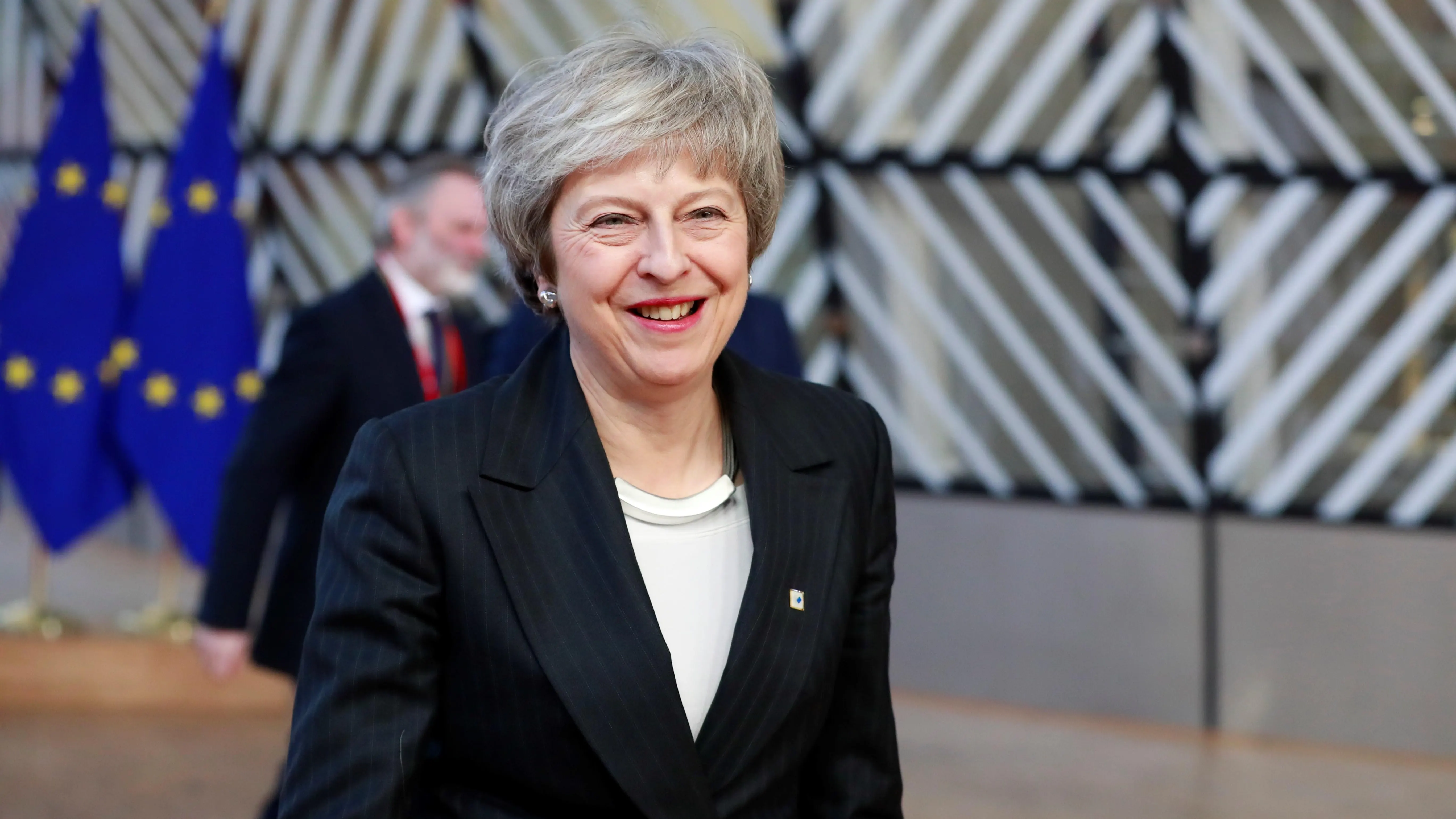 Theresa May, en Bruselas