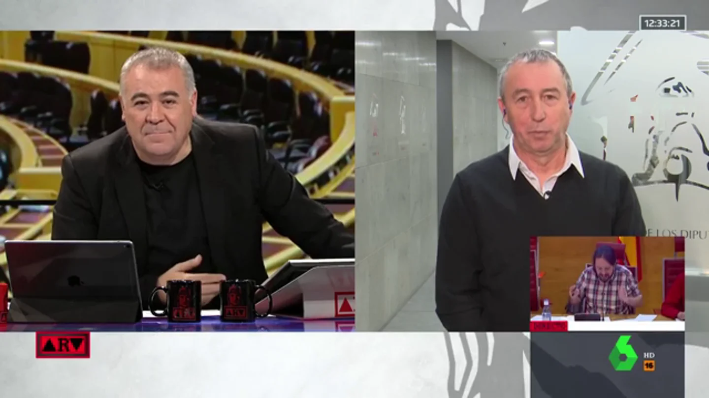 Joan Baldoví: "Memos manifestado nuestra voluntad de apoyar los Presupuestos, de que esta legislatura aguante y revertir la herencia del PP" Joan Baldoví: "Memos manifestado nuestra voluntad de apoyar los Presupuestos, de que esta legislatura aguante y revertir la herencia del PP"