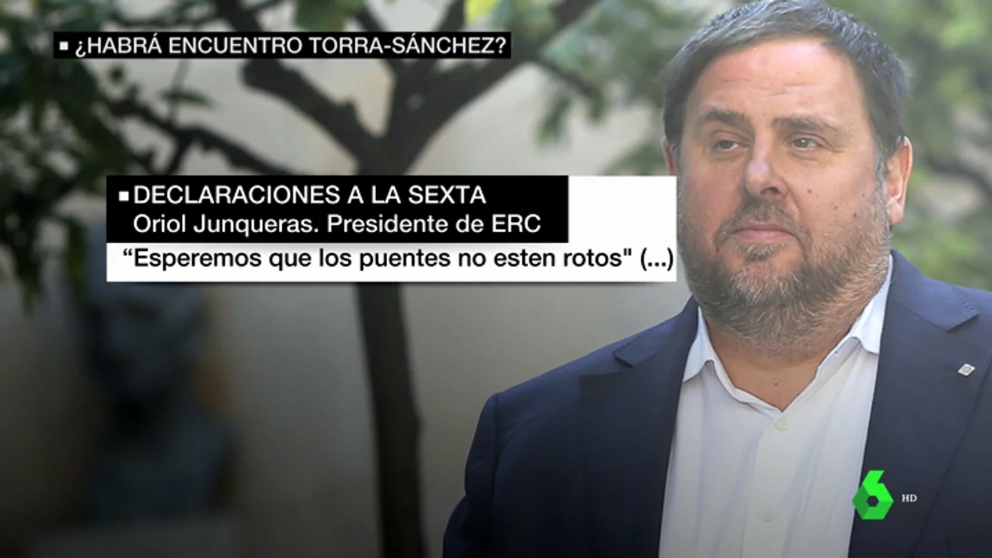 Oriol Junqueras habla con laSexta DIALOGO GOB Oriol Junqueras habla con laSexta