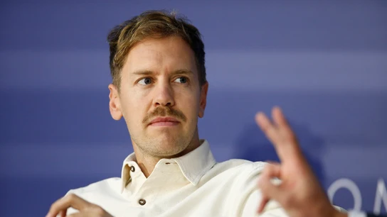 Sebastian Vettel, durante un acto Sebastian Vettel, durante un acto