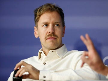 Sebastian Vettel, durante un acto Sebastian Vettel, durante un acto