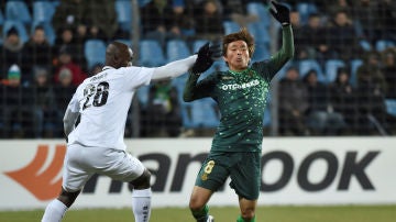 Inui, en acción durante el partido contra el Dudelange