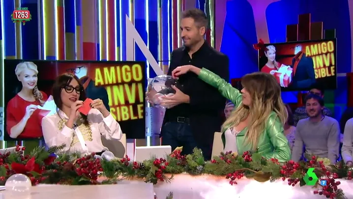 Sorteo del amigo invisible en Zapeando