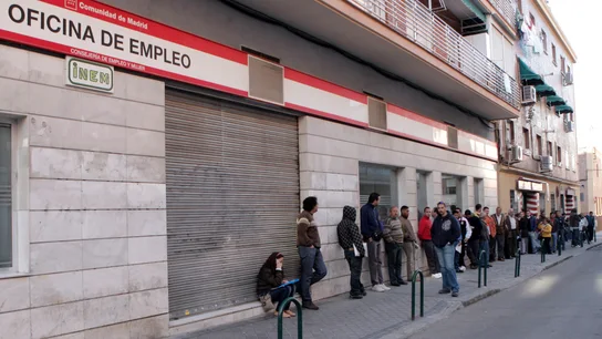 Vista de una oficina de empleo Vista de una oficina de empleo