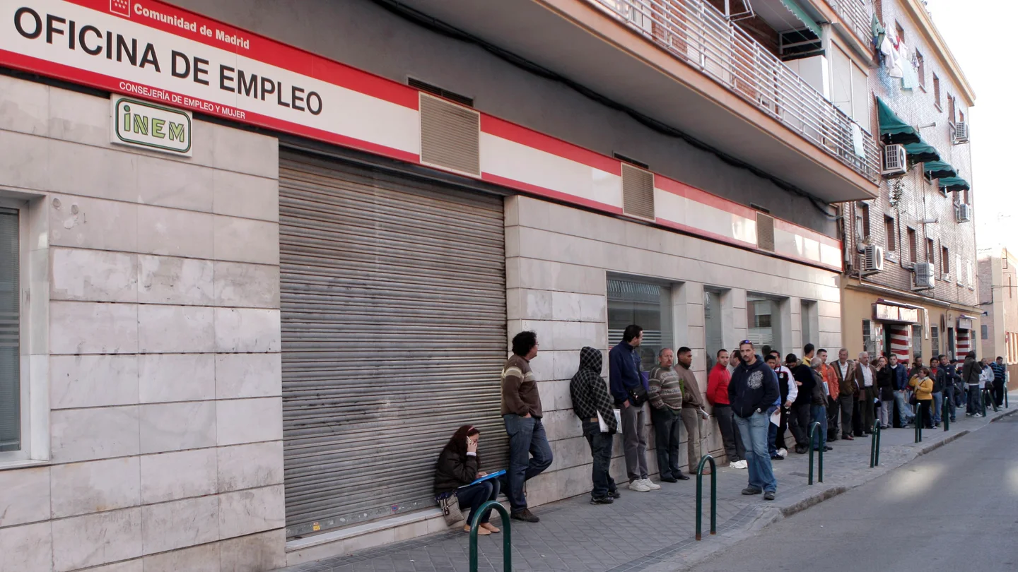 Vista de una oficina de empleo Vista de una oficina de empleo