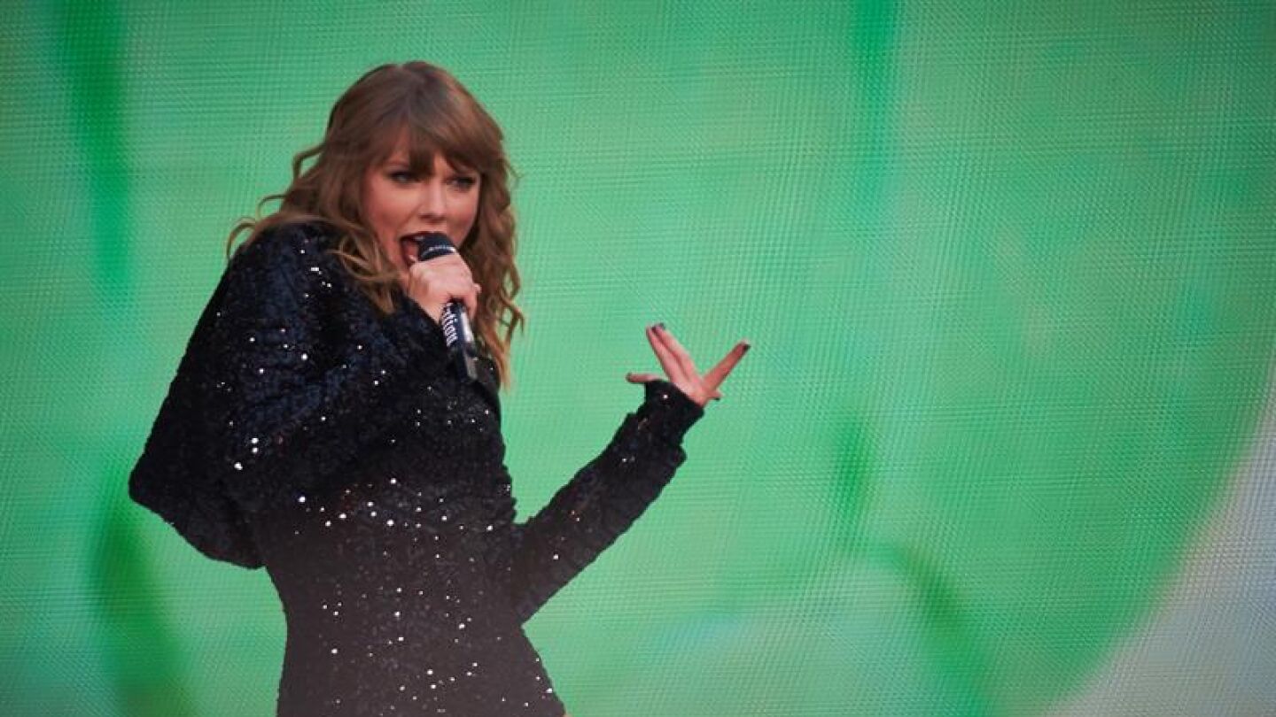 La cantante estadounidense Taylor Swift