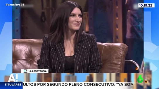 Laura Pausini en 'La resistencia' Laura Pausini en 'La resistencia'