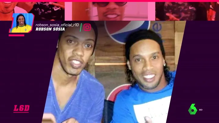 Ronaldinho tiene un doble... ¡que él mismo utiliza para escapar de la prensa!