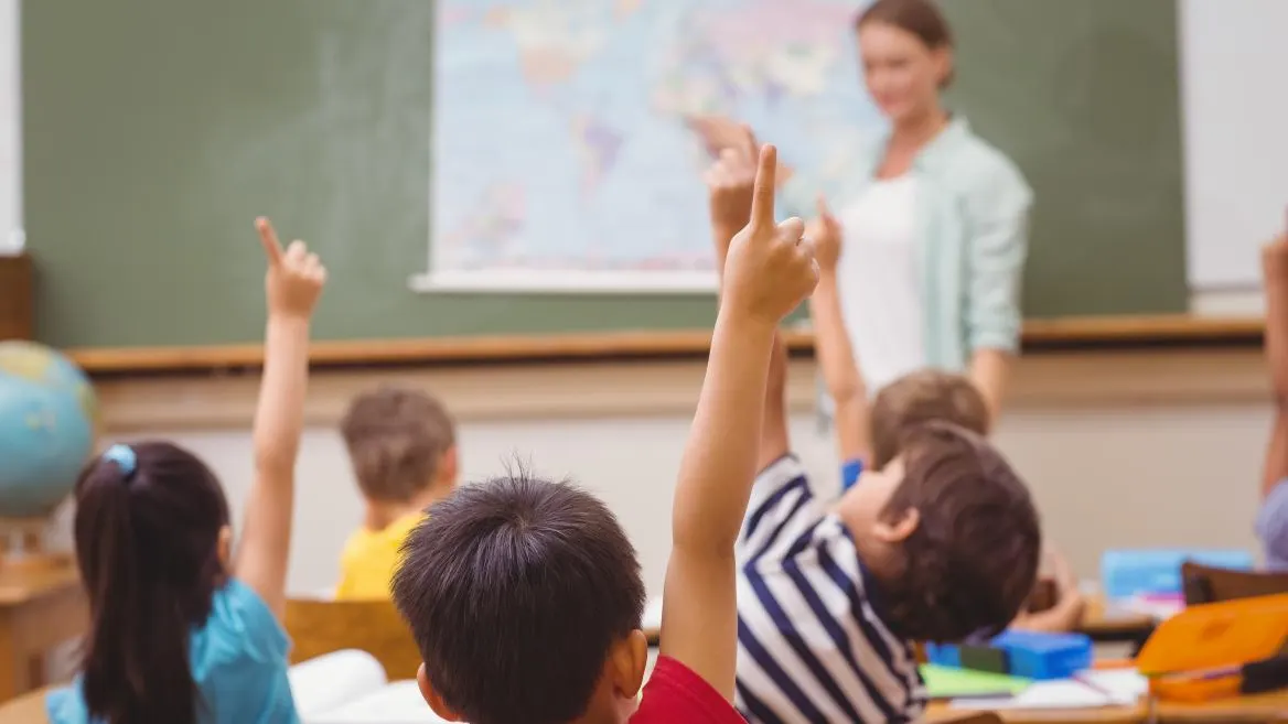 Niños en la escuela