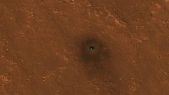 Imagen tomada desde el espacio del InSight Imagen tomada desde el espacio del InSight
