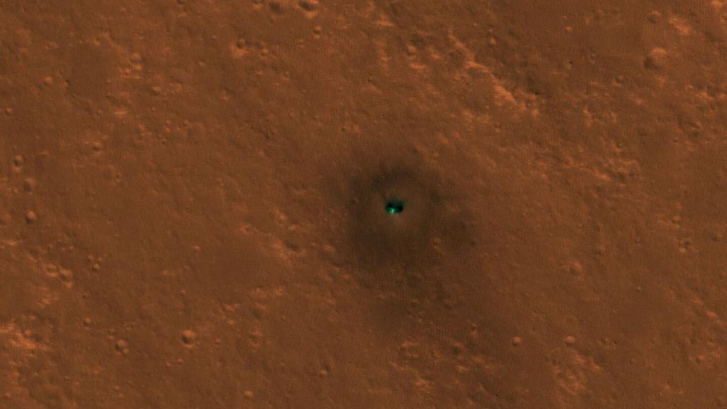 Imagen tomada desde el espacio del InSight