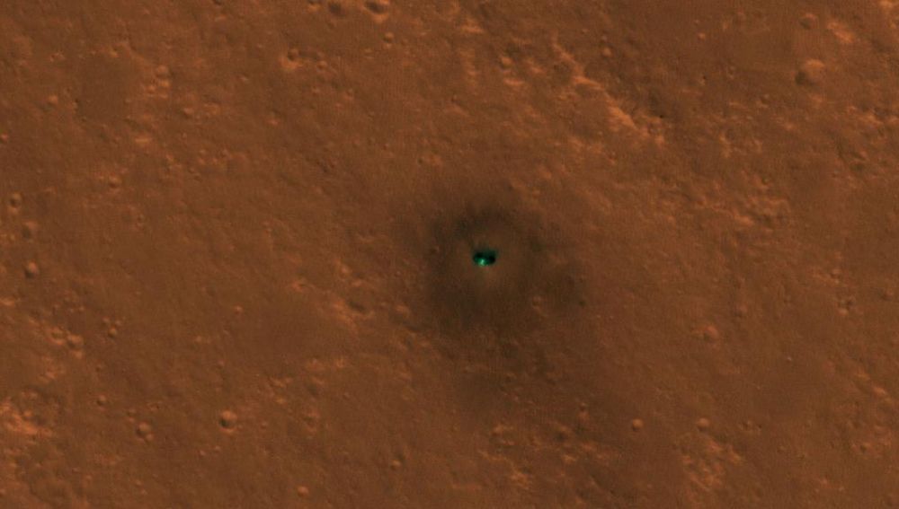 Imagen tomada desde el espacio del InSight