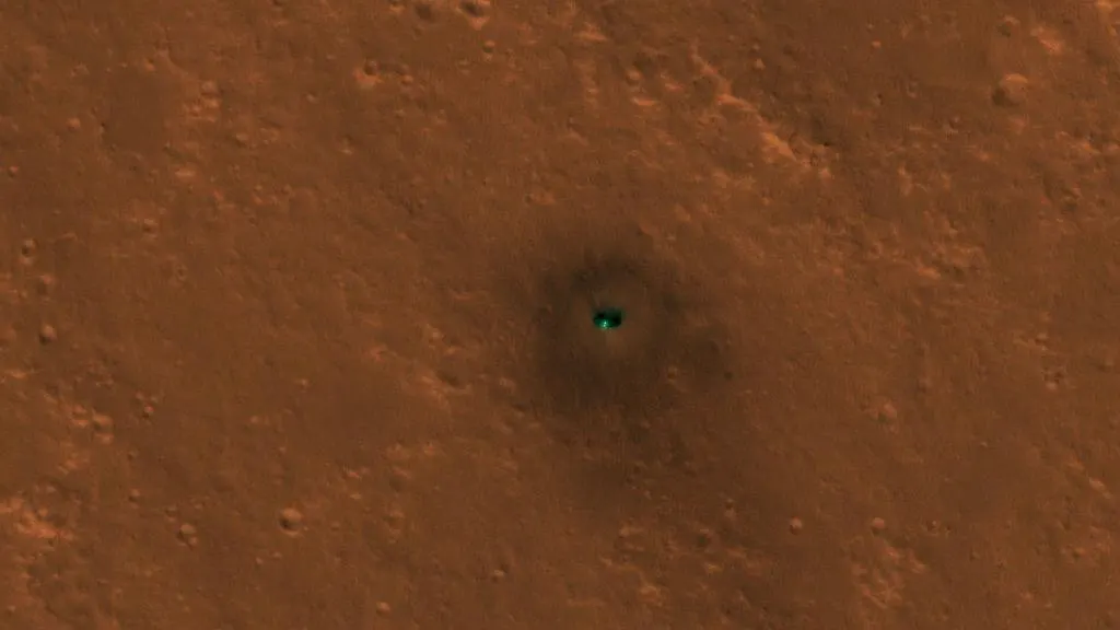 Imagen tomada desde el espacio del InSight