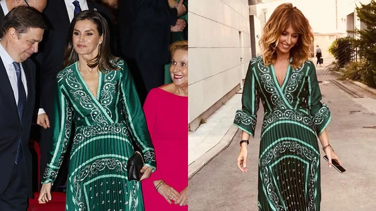 La reina Letizia copia a Emma García La reina Letizia copia a Emma García