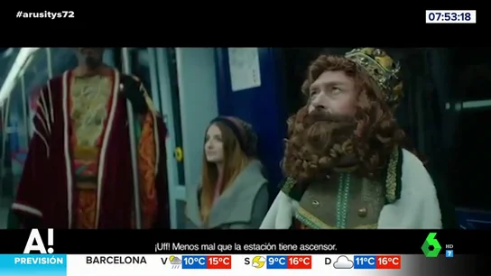 Los Reyes Magos dejan a sus camellos en Oriente: este año llegarán a Madrid en metro Los Reyes Magos dejan a sus camellos en Oriente: este año llegarán a Madrid en metro