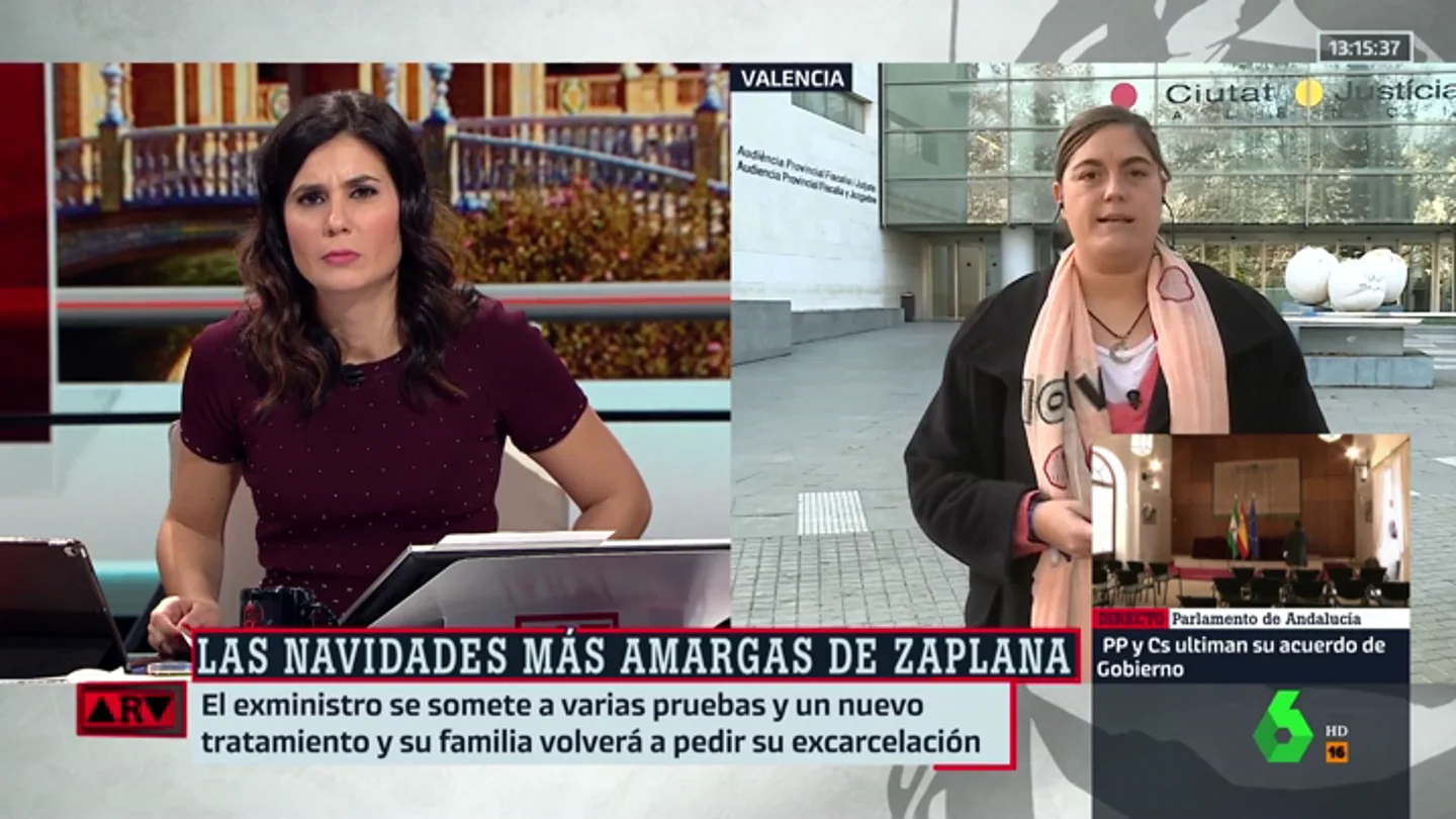 Loreto Ochando: "La juez mantiene una postura poco humana con Zaplana. El informe médico es lapidario, pone los pelos de punta" Loreto Ochando: "La juez mantiene una postura poco humana con Zaplana. El informe médico es lapidario, pone los pelos de punta"
