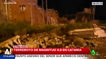 Un terremoto de magnitud 4,8 en Sicilia deja una decena de heridos y daños materiales