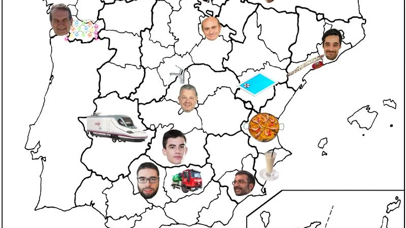 Mapa de Twitter con los principales tópicos y memes por provincias