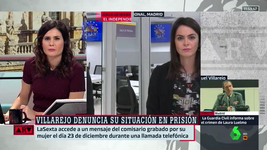 Ángela Martialay, sobre el nuevo audio de Villarejo: "Es un intento a la desesperada. Él tenia esperanzas en que Diego de Egea acordara su libertad" Ángela Martialay, sobre el nuevo audio de Villarejo: "Es un intento a la desesperada. Él tenia esperanzas en que Diego de Egea acordara su libertad"