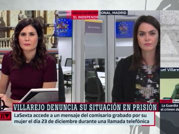Ángela Martialay, sobre el nuevo audio de Villarejo: "Es un intento a la desesperada. Él tenia esperanzas en que Diego de Egea acordara su libertad" Ángela Martialay, sobre el nuevo audio de Villarejo: "Es un intento a la desesperada. Él tenia esperanzas en que Diego de Egea acordara su libertad"