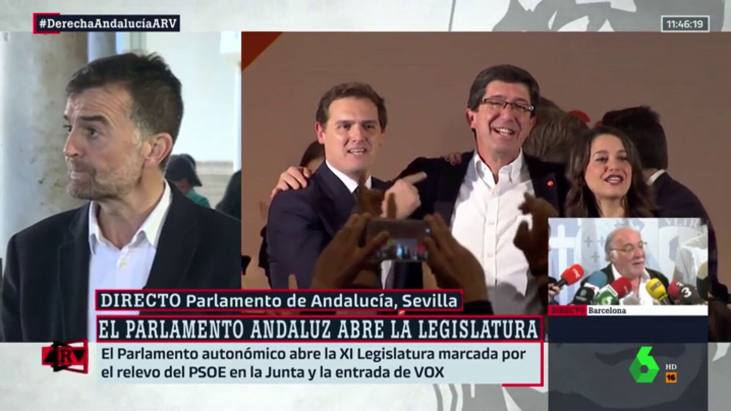 Antonio Ma&iacute;llo: "Las corrientes subterr&aacute;neas de la derecha franquista y autoritaria han emergido, estaban en PP y Ciudadanos"