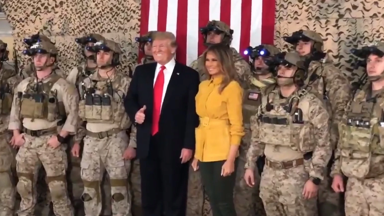 El presidente de EEUU, Donald Trump, y la primera dama, Melania Trump El presidente de EEUU, Donald Trump, y la primera dama, Melania Trump