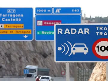 Radar de tramo Radar de tramo en la A-7