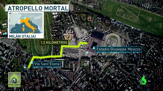 Muere un aficionado del Inter en una pelea entre ultras al ser atropellado cerca del estadio Meazza de Milán Muere un aficionado del Inter en una pelea entre ultras al ser atropellado cerca del estadio Meazza de Milán