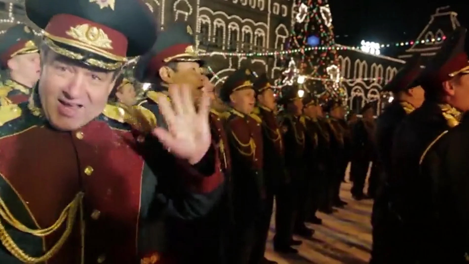 La guardia nacional rusa canta al ritmo de Last Christmas