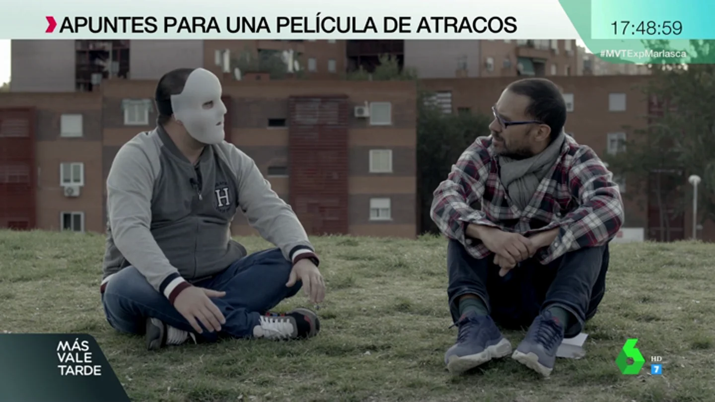 'Flako' aparece siempre con una máscara en la película 'Flako' aparece siempre con una máscara en la película