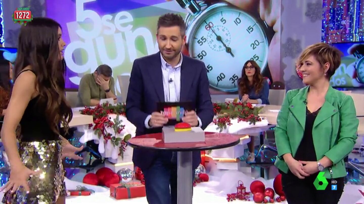 Cristina Pedroche y Cristina Pardo se enfrentan en el juego 'la regla de los cinco segundos'